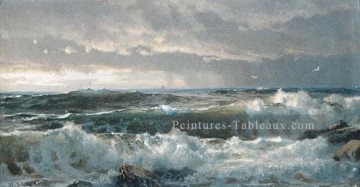 Surf sur les rochers William Trost Richards paysage Peinture à l'huile